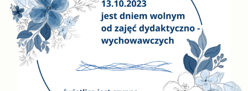 Piątek, 13.10.2023