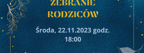 Zebranie Rodziców