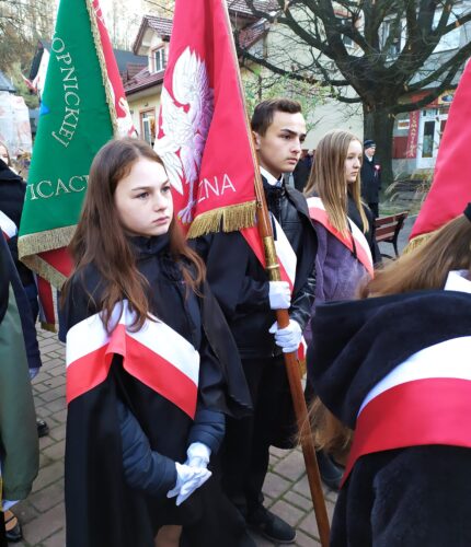 Nasz Szkoła na gminnych obchodach Narodowego Święta Niepodległości