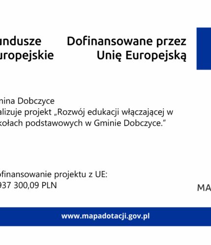 Gmina Dobczyce realizuje projekt „Rozwój edukacji włączającej w szkołach podstawowych w Gminie Dobczyce.”