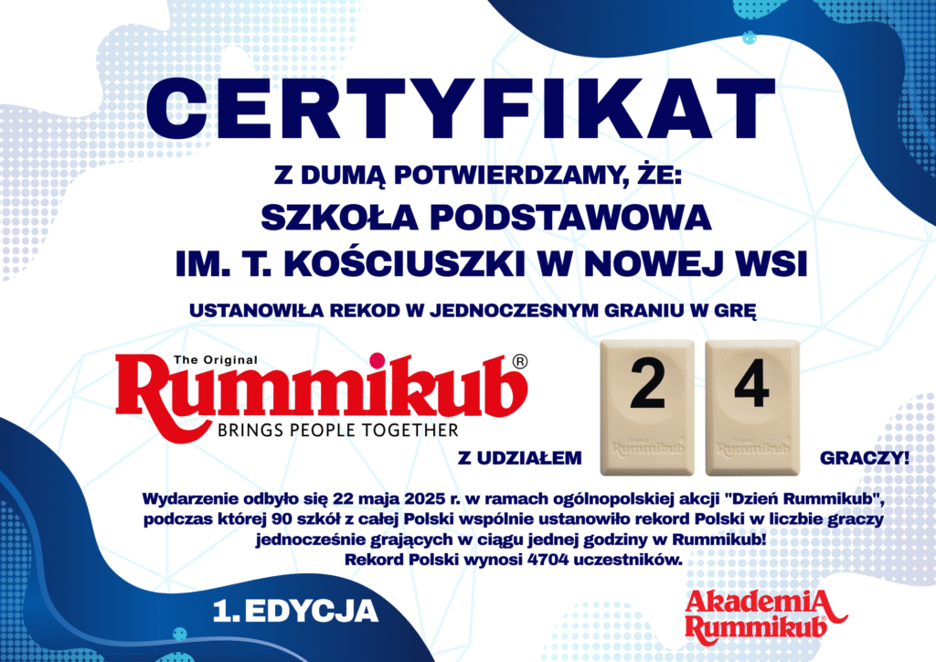 37 Szkoła Podstawowa Im. T. Kościuszki W Nowej Wsi