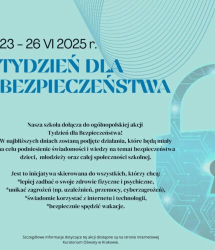 Tydzień dla bezpieczeństwa