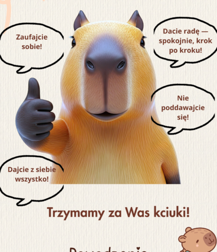 Ósmoklasiści, powodzenia na egzaminie!