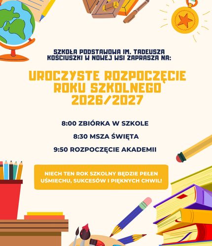 Rozpoczęcie Roku Szkolnego 2026/2027